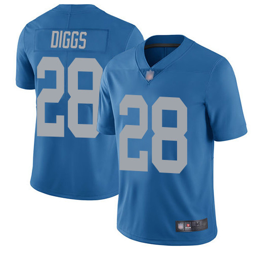 Detroit Lions Limited Blue Men Quandre Diggs Alternate Jersey NFL Football #28 Vapor Untouchable